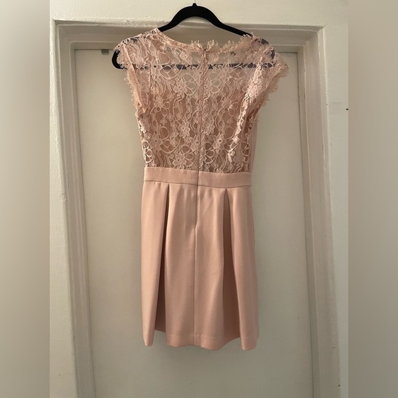 BCBGeneration Pink Semi Lace Mini Dress size 2 - Picture 8 of 9